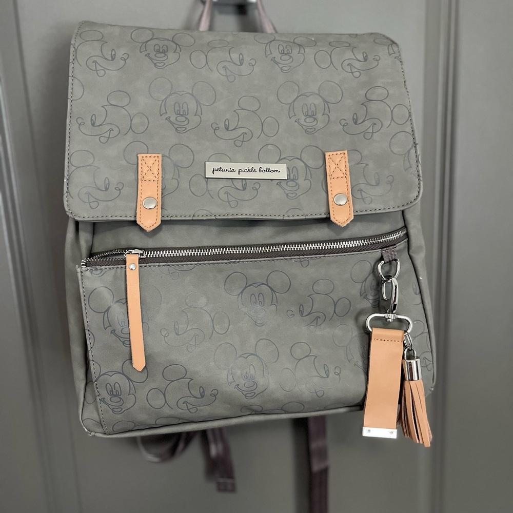 Petunia Pickle Bottom Gray Backpack